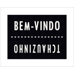 Tapete Estampado Capacho Bem-vindo Tchauzinho
