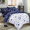 JOGO DE CAMA SOLTEIRO KING COMPLETO 7 PEÇAS STAR BLUE DECOR - 1