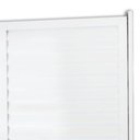 Ver imagem 2 de Porta Veneziana Direita Em Alumínio Linha 25 180X60Cm Branca