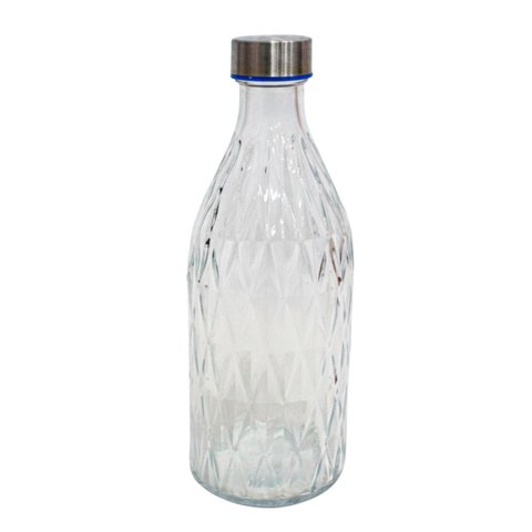 Garrafa de Água de Vidro com Tampa Inox 1L – Pureza, Estilo e Praticidade para o Seu Dia a Dia