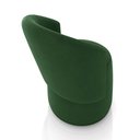 Ver imagem 7 de Poltrona Decorativa Orgânica Fixa para Sala Malu Suede Verde M11 - D’Rossi