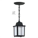 Ver imagem 1 de 17 Pendente Externo Vintage Termoplastico Colonial Preto Alz14