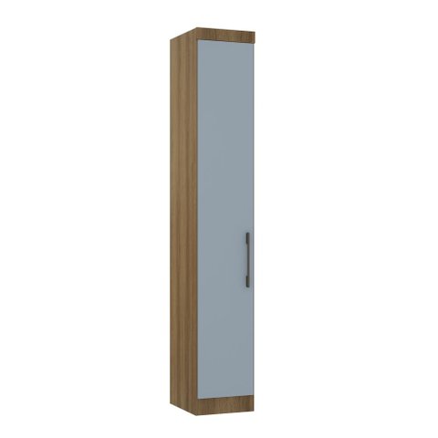 Guarda Roupa Dormitório Modulado Paris Módulo 1 Porta - Luciane 323:Avelã e Azul