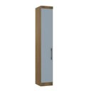 Ver imagem 1 de Guarda Roupa Dormitório Modulado Paris Módulo 1 Porta - Luciane 323:Avelã e Azul