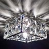 Kit 5 Spot Cristal Embutir Pastilhas Ac629 + LED G9 220V 3000K - 5