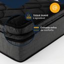 Ver imagem 7 de Cama Box com Colchão Ortobom de Espuma Pillow Top Confort Black Casal 138cm