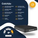 Ver imagem 5 de Cama Box com Colchão Ortobom de Espuma Pillow Top Confort Black Casal 138cm