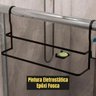 Toalheiro Para Box De Vidro Porta Toalha Suporte Preto 60cm - 6
