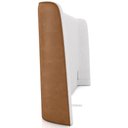 Ver imagem 1 de Cabeceira Casal Nilo 140cm com Cama Pés Madeira Suném P05 Couríssimo Whisky Bouclê Cru - Lyam