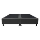 Ver imagem 4 de Base Box para Cama Casal King 192x203cm Bipartido Liz S05 Sintético Preto - Mpozenato