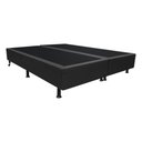 Ver imagem 1 de Base Box para Cama Casal King 192x203cm Bipartido Liz S05 Sintético Preto - Mpozenato