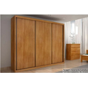 Ver imagem 1 de Guarda Roupa Sollo 3 Portas 100%mdf Cumaru - Novo Horizonte