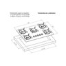 Cooktop Ded 5 Bocas Acendimento Automático - 4