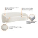 Ver mais imagens de Kit Sofá 3 Lugares 200cm e Poltrona Orgânica Luxo Recepção Amore Bouclé - Adj Decor