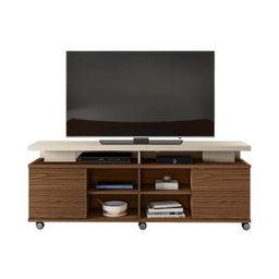 Bancada para Tv 70 Polegadas Jasmin Caiena Creme Dj Móveis - 1 Bancada para Tv 70 Polegadas Jasmin Caiena Creme Dj Móveis - 1