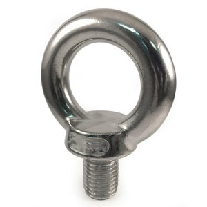 Parafuso Olhal Macho em Inox 316 Rosca M10 Argola Reforçada