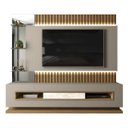 Ver imagem 1 de Estante Home para Tv 60 Polegadas Lumus Amarula Carvalho Europeu Dj Moveis