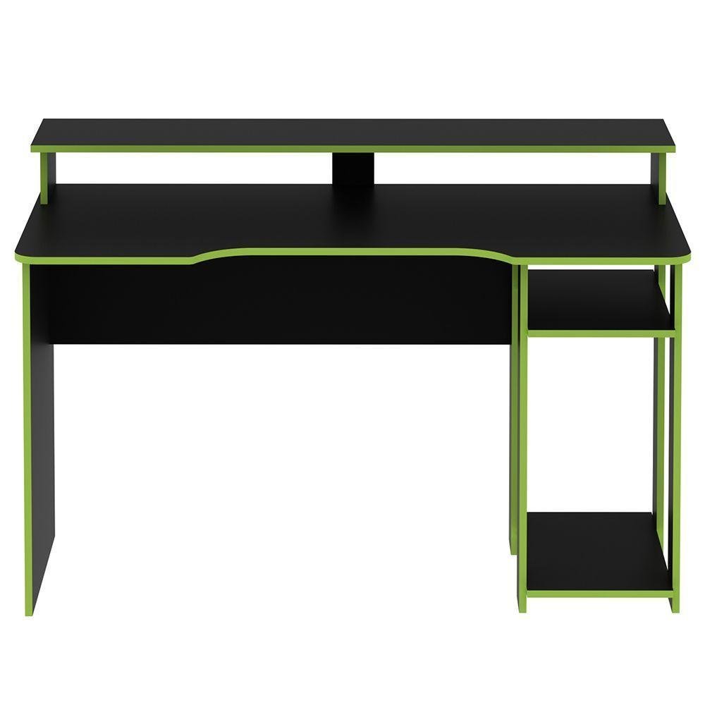 Mesa para Escritório Me4153 Mdp Preto/verde - 2