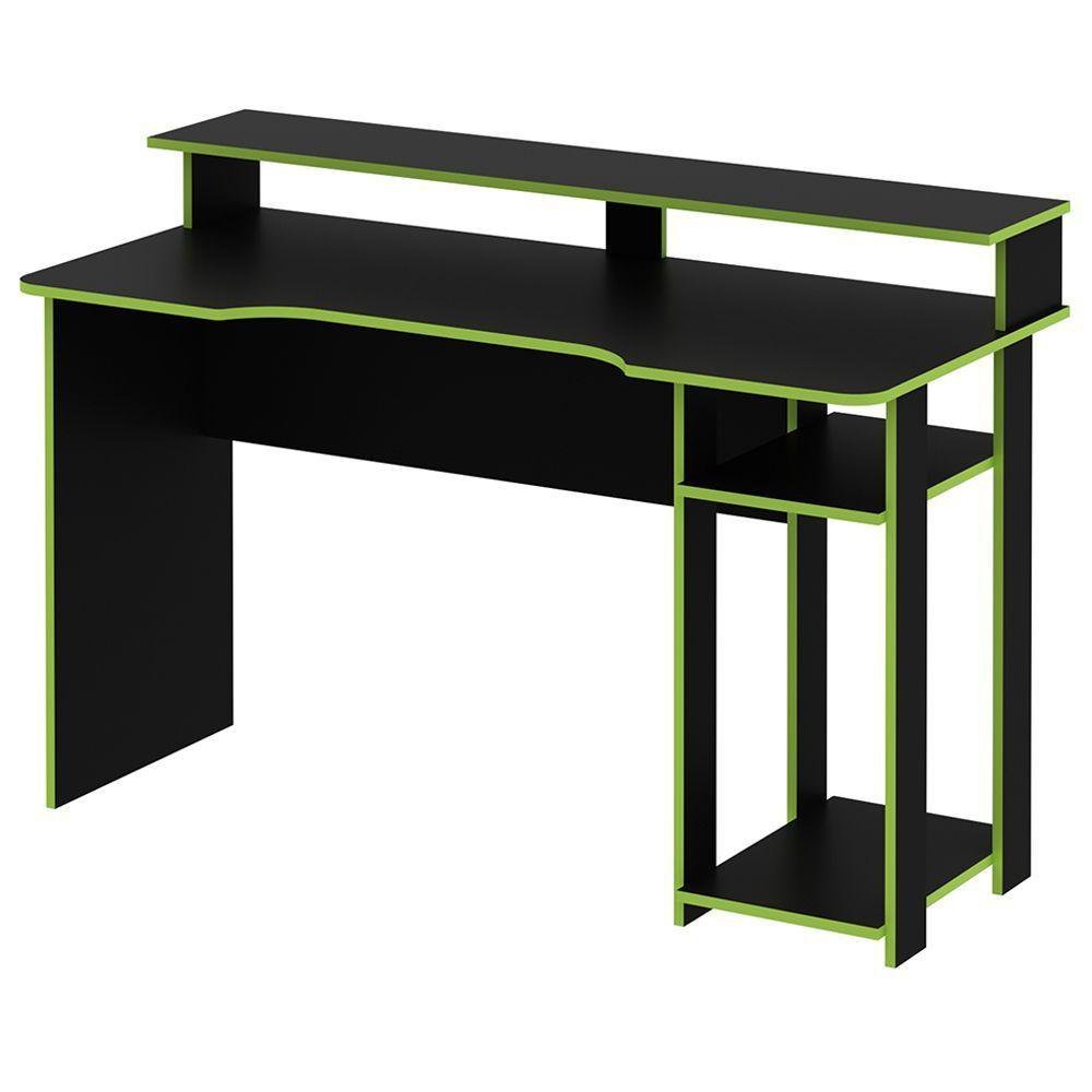 Mesa para Escritório Me4153 Mdp Preto/verde - 3