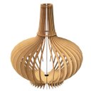 Ver imagem 1 de Abajur Grande de Chão JASMINE MDF Luminária -:MDF CRU/80x70cm