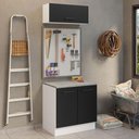 Ver imagem 1 de Kit com Balcão e Armário Aéreo Multiuso 80cm Agata Madesa