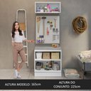 Ver imagem 5 de Kit com Balcão e Armário Aéreo Multiuso 80cm Agata Madesa