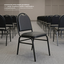 Ver mais imagens de Cadeira Hotelaria Empilhável Auditório Couríssimo Preto Hot