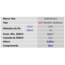 Ver imagem 3 de Tela Viveiro 1/2 24x0,80x50m Coleira Branca Morlan