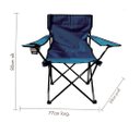 Ver imagem 3 de Cadeira com Apoio Dobravel Camping Importway