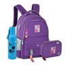 Mochila Luluca com Estojo Box e Garrafa Térmica Kit Escolar - 1