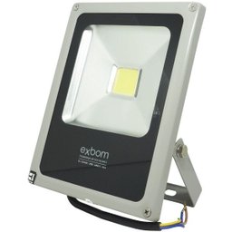 Kit 4 Refletor Holofote Led 20W Prova Dágua Branco Frio 6500K Slim Bivolt Exbom RL-C5B20W Prata - 2 Kit 4 Refletor Holofote Led 20W Prova Dágua Branco Frio 6500K Slim Bivolt Exbom RL-C5B20W Prata - 2