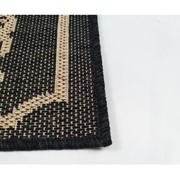 Kit ou Jogo de Tapetes para Cozinha Sisal com Antiderrapante 02 Peças - Chá Preto - 3