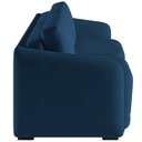 Ver imagem 7 de Sofá Cama para Sala de Estar 3 Lugares 236cm Montserrat K01 Veludo Azul Marinho - Lyam Decor