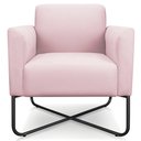 Ver imagem 6 de Kit 2 Poltronas Decorativas Isabella Base X Suede Rosa Bebê/Preto - Gran Belo