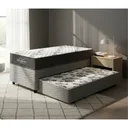 Ver imagem 1 de Cama Box com Colchão de Espuma D33 Ortobom Airtech 100 + Auxiliar de Molas Unique Solteiro 88cm