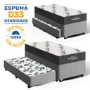 Ver imagem 3 de Cama Box com Colchão de Espuma D33 Ortobom Airtech 100 + Auxiliar de Molas Unique Solteiro 88cm