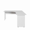 Ver imagem 6 de Mesa Angular New City Pé Painel 160 cm Cinza Cristal Gebb Work