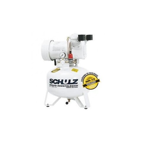 COMPRESSOR DE AR MSV6/30L MONOFÁSICO 110V ODONTOLOGICO SCHULZ