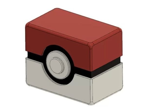 Pokebola Caixinha Enfeite Pokémon Caixa Pokeball Guarde seu Deck TCG - 2