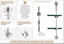Ver imagem 3 de KIT - 4 Esticador / 4 fixador / 4 flange / 5m cabo aço para prateleira suspensa