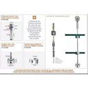Ver imagem 3 de KIT - 4 Esticador / 4 fixador / 4 flange / 5m cabo aço para prateleira suspensa