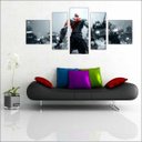 Ver imagem 1 de Quadro Decorativo God Of War Games Jogos Quartos Salas Interiores Mosaico 5 Peças Com Moldura