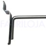 2 Paineis Canaletados - 2,44 X 1,22 + 100 Ganchos 15cm + Canaleta Azul - 4