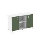 Ver imagem 3 de Armário Credenza 2 Portas Pivotante P25 Branco/Salvia