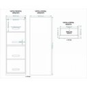 Ver imagem 3 de Arquivo de Aço 4 Gavetas Cinza - Ultra Móveis