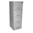 Ver imagem 1 de Arquivo de Aço 4 Gavetas Cinza - Ultra Móveis