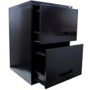Ver imagem 2 de Arquivo de Aço 2 Gavetas Preto - Ultra Móveis