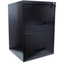 Ver imagem 1 de Arquivo de Aço 2 Gavetas Preto - Ultra Móveis