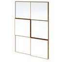 Ver imagem 1 de Quadro Espelho Argos Mini 50cm (larg) Cor Freijo - 59742