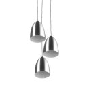 Ver imagem 2 de Pendente Vegas Aluminio Triplo Escovado cozinha sala quarto